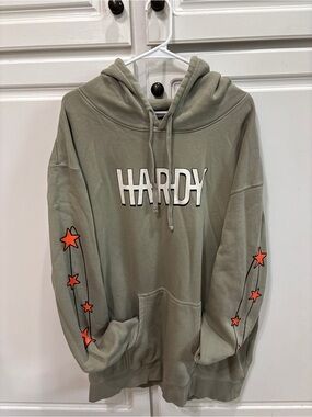 Hardy Country! Country! Graphic Hoodie Olive Green 3XL
